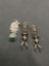 Lot of Three Aztec Totem Themed Sterling Silver Charms