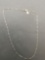 Box Link 0.75mm Wide 16in Long Sterling Silver Chain