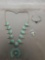 Lot of Three Native American Styled Fashion Silver-Tone Turquoise Featured Jewelry, One 24in Long