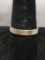 Silpada Designer Hammer Finished 3.5mm Wide Sterling Silver Pipe Style Wedding Band