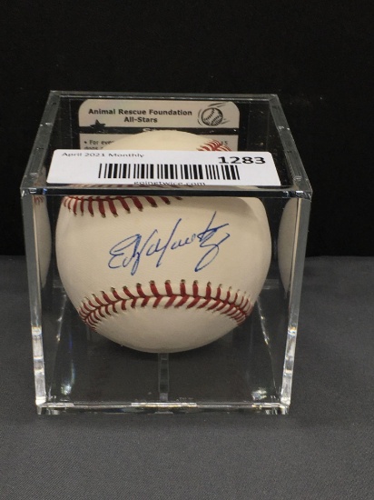 Signed EDGAR MARTINEZ Mariners Autographed Major League Baseball