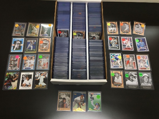 3 Row Box of Baseball Cards from Dealer Inventory