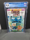 CGC Graded Adventure Time Comics #1 Comic Book - Salty Variant Cover - 9.8