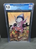 CGC Graded Mighty Morphin Power Rangers #8 Comic Book - Bachan Variant Cover - 9.8