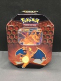 Factory Sealed 2019 Pokemon Hidden Fates 4 Booster Pack Charizard Tin