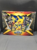 Factory Sealed Pokemon SHINING FATES Pikachu V 4 Booster Pack Box