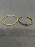 Lot of Two Various Style Fashion Bracelets