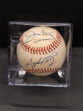 Signed GAYLORD PERRY & JIM PERRY Mariners Autographed American League Baseball