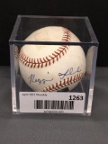 Signed REGGIE ABERCROMBIE Autographed Major League Baseball from Topps Product