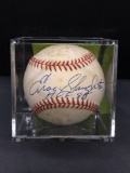 Signed ENOS SLAUGHTER Cardinals Autographed National League Baseball