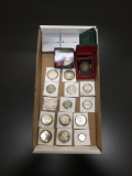 Lot of Canadian Silver Dollars, Silver Half Dollars and Some Royal Canadian Mint Silver Coins from