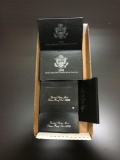 3 United States Mint Silver Proof Coin Sets & 2 United States Mint Premier Silver Proof Coin Sets