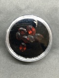 Lot of Seven Various Size Oval Faceted Loose Garnet Gemstones