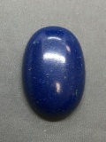 Single Oval 40x27mm Lapis Gemstone Cabochon