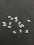 Lot of Loose Oval Shaped Opal Gemstones