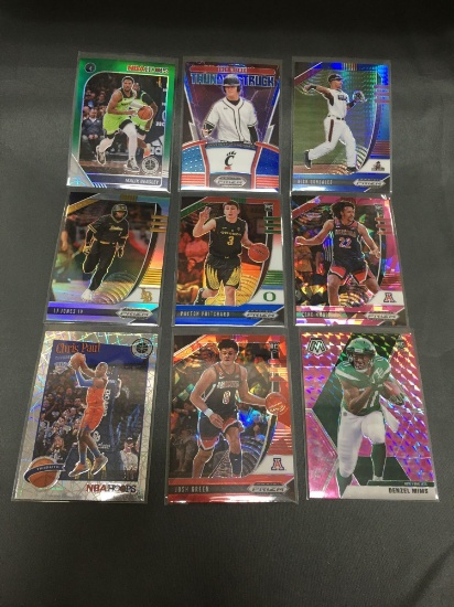 9 Card Lot of Sports Card REFRACTORS & PRIZMS from HUGE Collection with STARS & ROOKIES