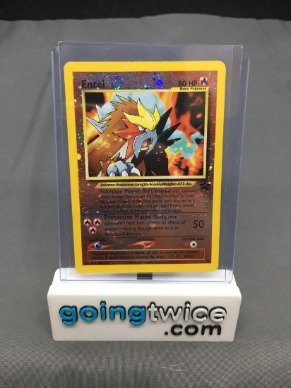 2001 Pokemon Black Star Promo #34 ENTEI Holofoil Trading Card from Recent Collection Find!