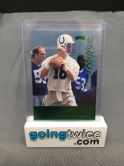 1998 Playoff Prestige Green #165 PEYTON MANNING Colts ROOKIE Football Card