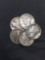 5 Count Lot of United States Mercury Silver Dimes - 90% Silver Coins from Estate