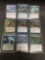 9 Card Lot of Magic the Gathering Gold Symbol RARES, Foils, and Mythics from HUGE Collection