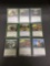 9 Card Lot of Magic the Gathering Gold Symbol RARES, Foils, and Mythics from HUGE Collection