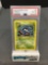 PSA Graded 1999 Pokemon Base Set Unlimited #66 TANGELA Trading Card - GEM MINT 10