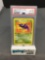 PSA Graded 1999 Pokemon Fossil 1st Edition #57 ZUBAT Trading Card - GEM MINT 10