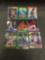 9 Card Lot of REFRACTORS and PRIZMS with Stars and Rookies from Collection