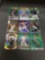 9 Card Lot of REFRACTORS and PRIZMS with Stars and Rookies from Collection