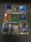 9 Card Lot of REFRACTORS and PRIZMS with Stars and Rookies from Collection