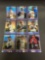 9 Card Lot of BASEBALL REFRACTORS and PRIZMS with Stars and Rookies