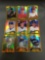 9 Card Lot of BASEBALL REFRACTORS and PRIZMS with Stars and Rookies