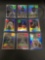 9 Card Lot of BASEBALL REFRACTORS and PRIZMS with Stars and Rookies