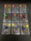 9 Card Lot of BASEBALL REFRACTORS and PRIZMS with Stars and Rookies