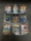 9 Card Lot of BASEBALL REFRACTORS and PRIZMS with Stars and Rookies