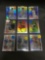 9 Card Lot of BASEBALL REFRACTORS and PRIZMS with Stars and Rookies