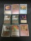 9 Card Lot of Vintage Magic the Gathering Trading Cards from Estate