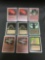 9 Card Lot of Vintage Magic the Gathering Trading Cards from Estate