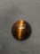 Loose Round 13mm Tiger's Eye Cabochon Gem