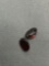 Lot of Two Loose Oval Faceted Approximate 8x6mm Garnet Gems