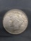 1923-D United States Peace Silver Dollar - 90% Silver Coin from Estate