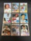 9 Card Lot of 1968 Topps Vintage Baseball Cards from Estate