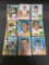 9 Card Lot of 1968 Topps Vintage Baseball Cards from Estate