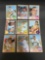 9 Card Lot of 1968 Topps Vintage Baseball Cards from Estate