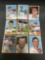 9 Card Lot of 1968 Topps Vintage Baseball Cards from Estate