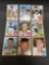 9 Card Lot of 1968 Topps Vintage Baseball Cards from Estate