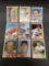 9 Card Lot of 1968 Topps Vintage Baseball Cards from Estate