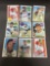 9 Card Lot of 1969 Topps Vintage Baseball Cards from Estate