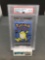 PSA Graded 2000 Pokemon Base 2 Set Raichu Art 11 Card Booster Pack - Gem Mint 10