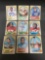 9 Card Lot of 1970 Topps Vintage FOOTBALL Cards from Estate